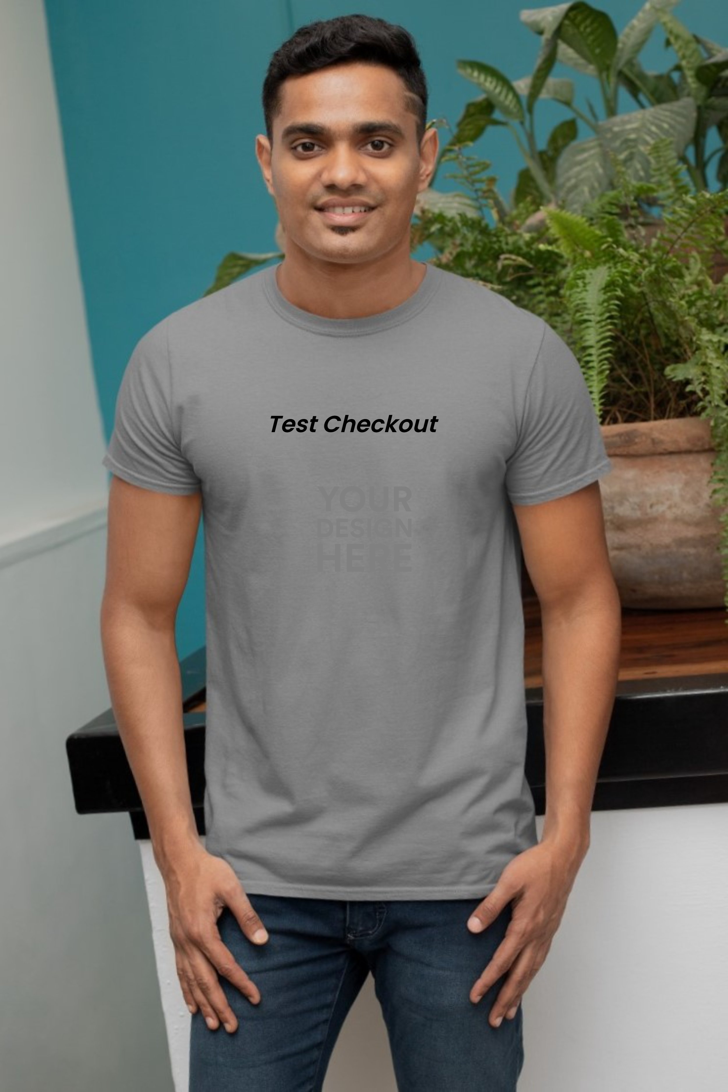 Test Checkout Art T-shirt gray