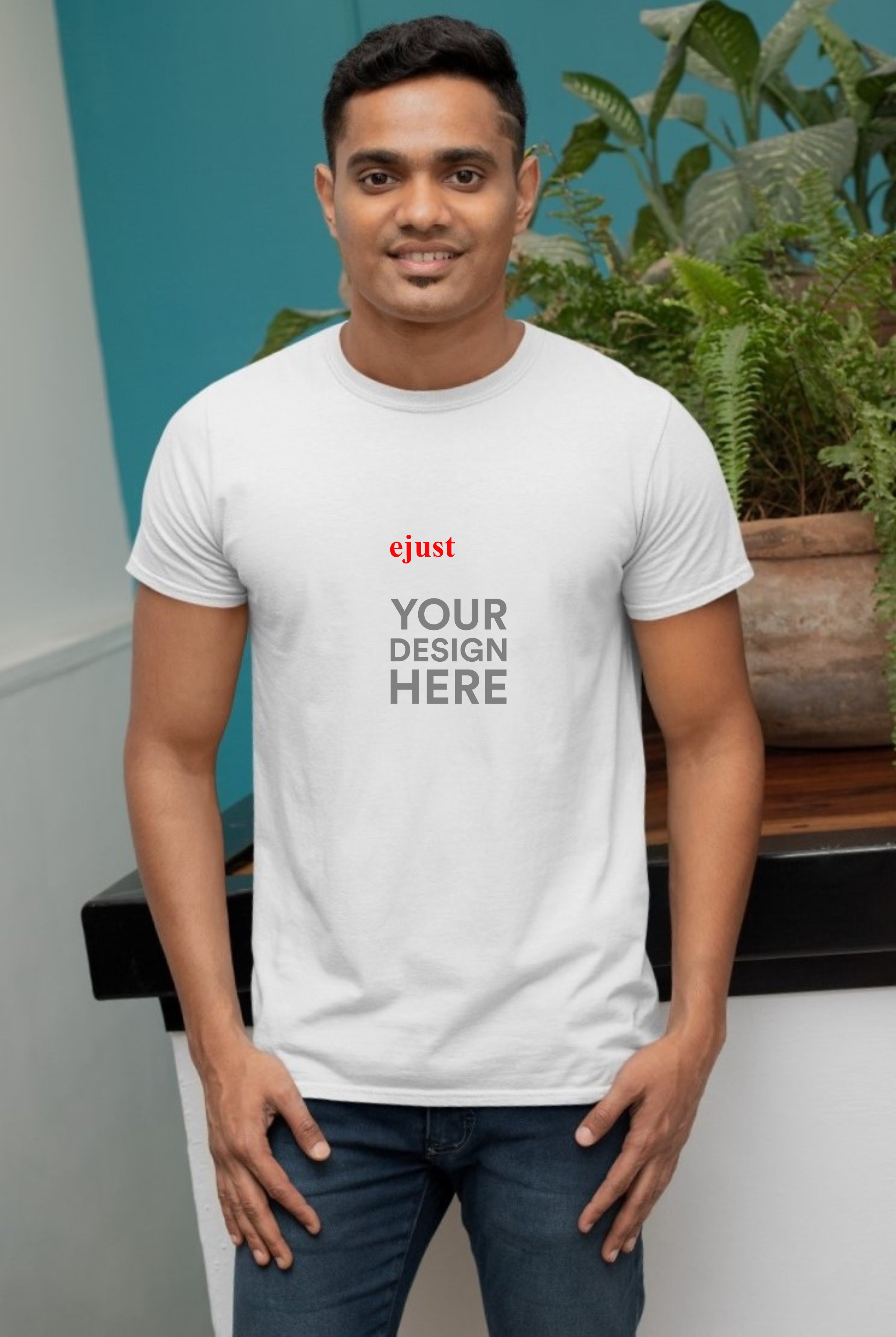 ejust Art T-shirt white